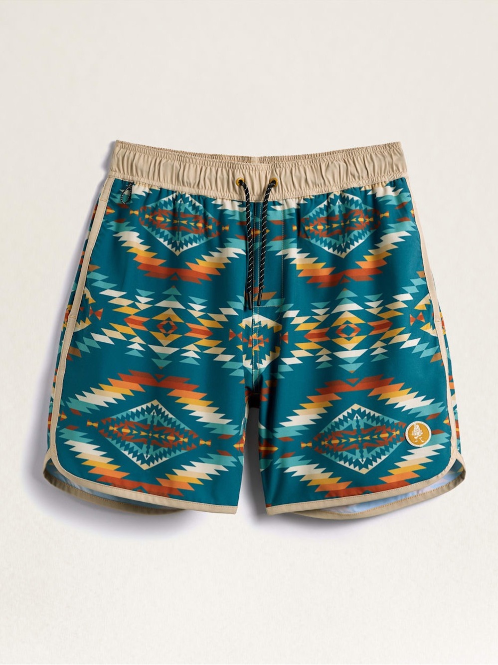 Birdwell x Pendleton Wright Hybrid Aztec Swim Board Shorts Large Beach Coast